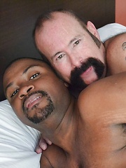 Smoking Hot Interracial Daddy-Son, Bear And Cub Scene