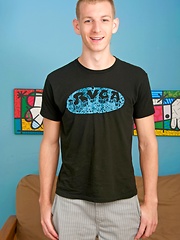 Rex strokes his long dick