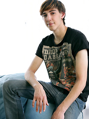 Young adult model Zac Wilder