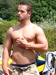 Sexy boy wanking off his dick