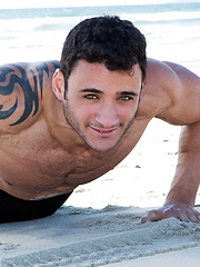 Rocco is a sexy, flirty, Latin guy with beautiful eyes and a hot, muscular build