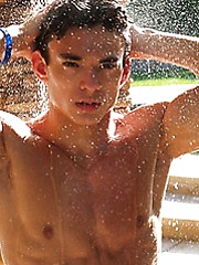 Sexy college studs posing