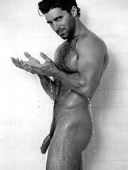 Retro guys solo posing