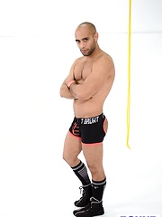 Bound Jocks - Leo Forte Flogs Dirk Caber