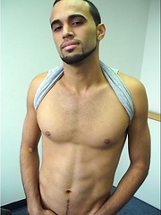 Hot latino boy from Miami Enrique strokes dick